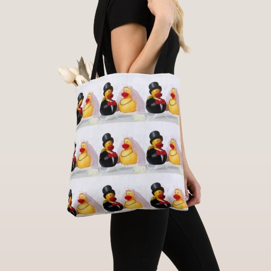 TOTE BAG **BRIDE ET GROUPE RUBBER DUCKS*** FOURRE-TOUT BRID (De près)