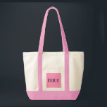 Tote Bag Bride Fourre-tout<br><div class="desc">Sac fourre-tout indiqué dans Natural/Pink with Bride text. com. com.</div>