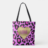 Tote Bag BRIDE Gold Heart Love Bridal Party (Dos)