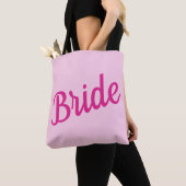 Tote Bag Bride rose (De près)
