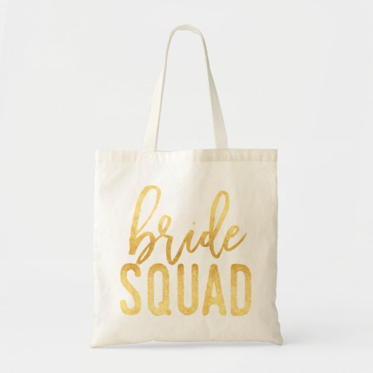 Tote Bag Bride Squad Gold (Devant)