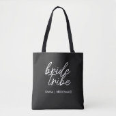 Tote Bag Bride Tribe | Demoiselle d'honneur de mariage de d (Devant)