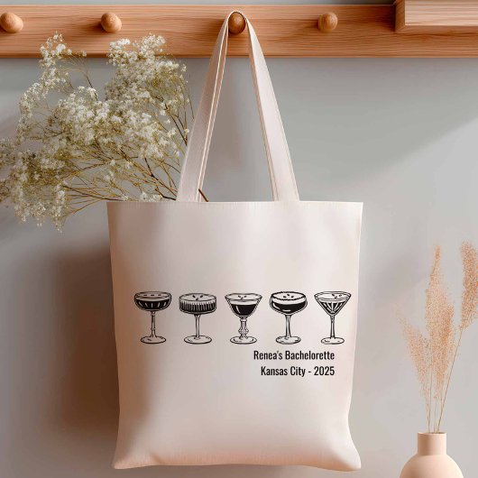 Tote Bag Bridesmaid Espresso Martini Bachelorette