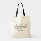 Tote Bag Bridesmaid Personalized Name (Dos)
