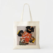 Tote Bag Bridge Game par Norman Rockwell (Devant)