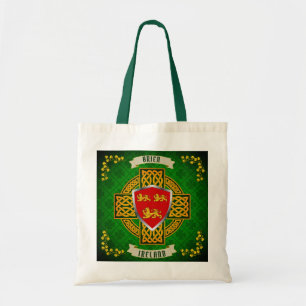 Tote Bag Brien Irish Shield & Celtic Cross Personnalisé