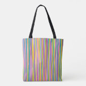 Tote Bag Bright Vertical Summer Stripes (Dos)