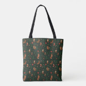 Tote Bag Bright Woodland Noël Motif sans couture (Dos)