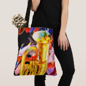 Tote Bag Brillant Tenor Tuba Brass Marching Band Musique (De près)