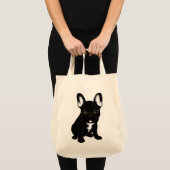 Tote Bag Brindle French Bulldog (Devant (produit))