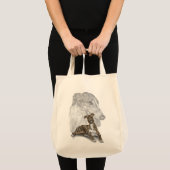 Tote Bag Brindle Greyhound Chig Art (Devant (produit))