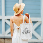 Tote Bag Bring on the Sunshine, été<br><div class="desc">Bring on the Sunshine,  Sac fourre-tout d'été</div>