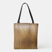 Tote Bag brique et bois (Dos)