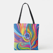 Tote Bag Brise de plume vibrante (Dos)