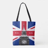 Tote Bag British Flag & Big Ben - Londres, Royaume-Uni /fan (Dos)