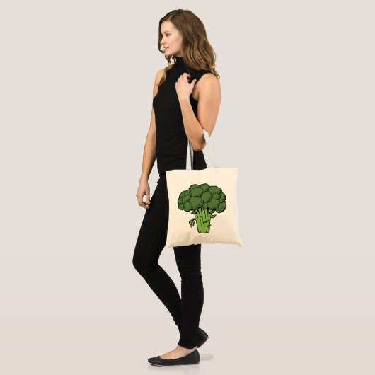Tote Bag Brocoli vert (Devant (modèle))