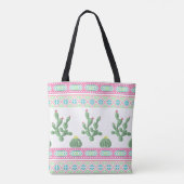 Tote Bag Broderie de fleur de point de croix broderie de po (Dos)