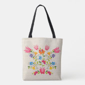 Tote Bag Broderie florale (Dos)