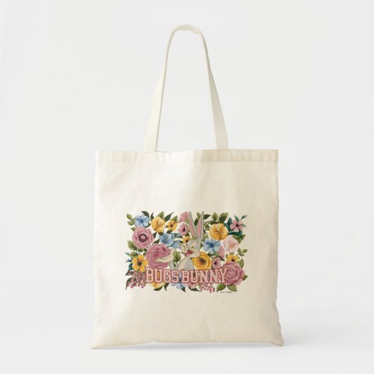 Tote Bag Broderie florale de BUGS BUNNY™ (Devant)