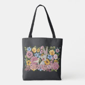 Tote Bag Broderie graphique florale de BUGS BUNNY™ (Dos)