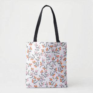 Tote Bag Broderie main motif sans couture avec libre