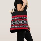 Tote Bag Broderie rouge (De près)