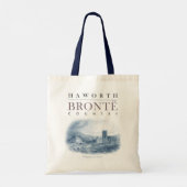 Tote Bag Bronte Country avec Haworth Church et Parsonage (Dos)