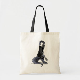 Tote Bag Brontosaurus Habillé Comme Un Personnage De Film.