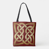Tote Bag Bronze Tone Celtic (Dos)