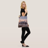 Tote Bag Brooklyn Bridge et Lower Manhattan (Sur le modèle)