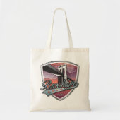 Tote Bag Brooklyn Design argent métal (Devant)