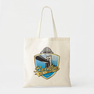 Tote Bag Brooklyn Design Gold