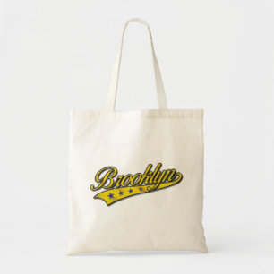 Tote Bag Brooklyn Logo Gold Embossé