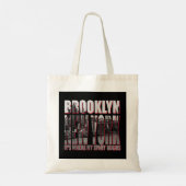 Tote Bag Brooklyn New York C'est là que mon histoire commen (Dos)