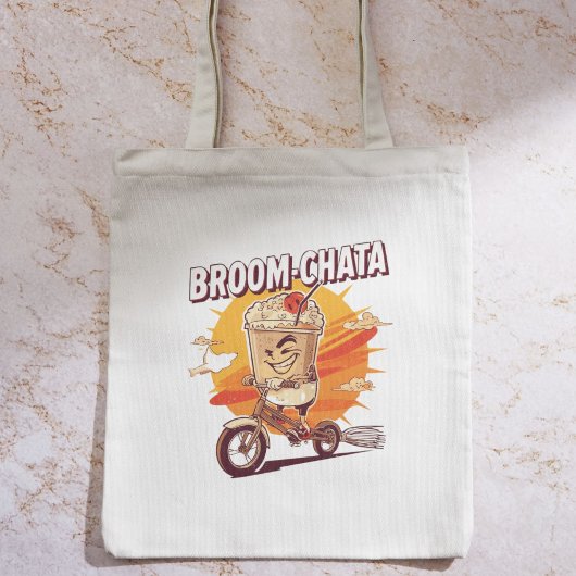 Tote Bag Broom-chata Funny Halloween Cocktail Pun