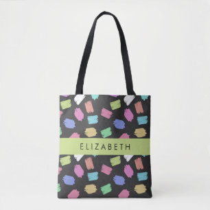 Tote Bag Brosse à peinture, Trucs à pinceau colorés, Votre