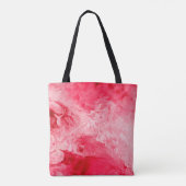 Tote Bag Brosses de couleurs rouges (Dos)