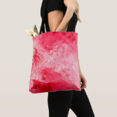 Tote Bag Brosses de couleurs rouges (De près)