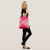 Tote Bag Brosses de couleurs rouges (Sur le modèle)