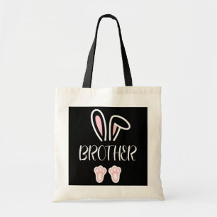 Tote Bag Brother Bunny Pâques jour papa maman Matching Cou