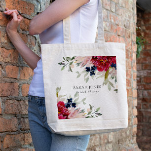 Tote Bag Broussaud rouge Broussailleux Bleu Fête des mariée