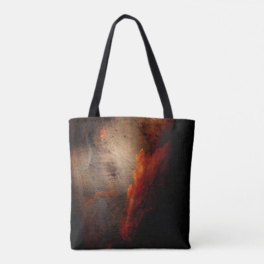 Tote Bag Brown and red concrete wall (Dos)
