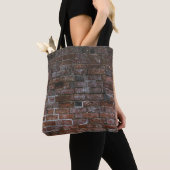 Tote Bag Brown brick wall (De près)