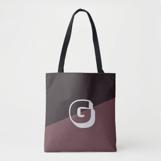 Tote Bag Brown et noir (Devant)