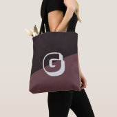 Tote Bag Brown et noir (De près)