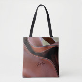 Tote Bag Brown faux cuir personnalisé (Devant)