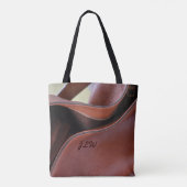 Tote Bag Brown faux cuir personnalisé (Dos)