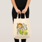Tote Bag Brown Haired Mermaid (Devant (produit))