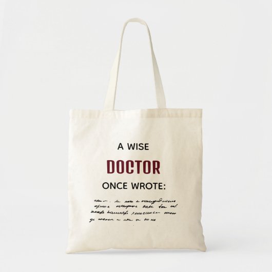 Tote Bag Brown Un Médecin Sage Écrit Une Fantastique Nouvea (Devant)