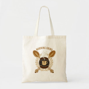 Tote Bag Broyeur du matin Emblème vintage rétro pour amat